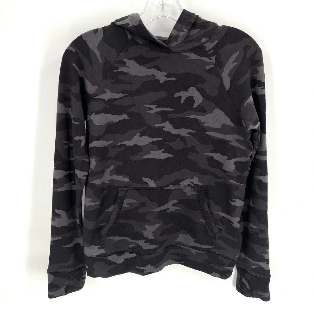 Athleta girls camo hooded jerdey jacket girl’s